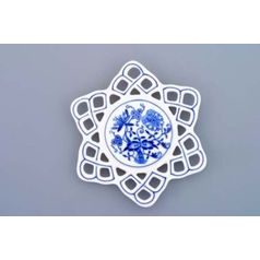 Christmas decoration - Snow flake 10,4 cm, Original Blue Onion Pattern