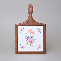 Kitchen board big 28 x 17,5 cm, Meissen rose decor