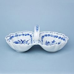 2-Compartment dish 28 cm, Original Blue Onion Pattern