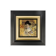 Picture Adele Bloch-Bauer 18,5 / 3 / 18,5 cm, porcelain, G. Klimt, Goebel
