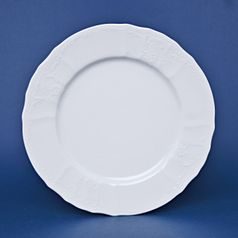 Plate dining 25 cm, Thun 1794 Carlsbad porcelain, BERNADOTTE white