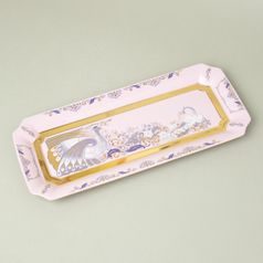 Platter 32 cm, Empir decor Peacock, Rose China Chodov