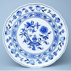 Cake plate 31 cm, Original Blue Onion Pattern