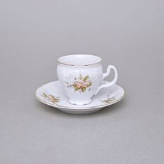 Šálek a podšálek Espresso 75 ml / 12 cm, Thun 1794, karlovarský porcelán, BERNADOTTE 023011