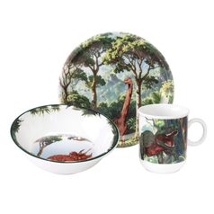 Dinosaurus: Dětská sada 3 díl., Compact 65626, Porcelán Seltmann