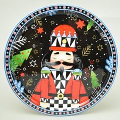 Mísa mělká kulatá 31 cm, Louskáček, porcelán, EGAN
