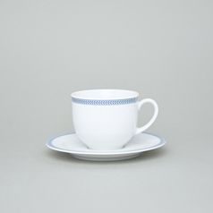 Coffee cup and saucer 165 ml, Thun 1794 Carlsbad porcelain, OPAL 80136