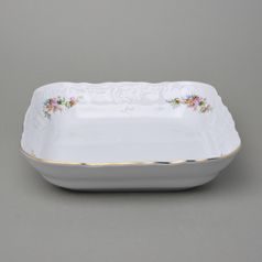 Bowl 25 cm square, Thun 1794, karlovarský porcelán, BERNADOTTE d003011