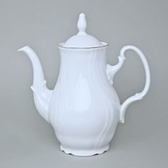 Coffee pot 1,2 l, Thun 1794, Carlsbad Porcelain, BERNADOTTE gold line