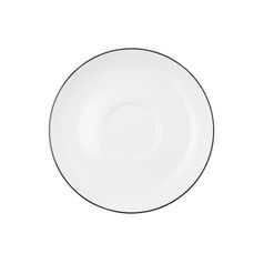 Saucer 13 cm, Lido Black Line, Seltmann Porcelain