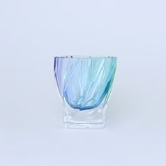 Ponti - Rainbow (purple, blue, green), Whiskey Glass, 320 ml, Bohemia Treasury