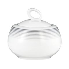 Sugar bowl 0,25 l, Trio 23328 Nero, Seltmann Porcelain