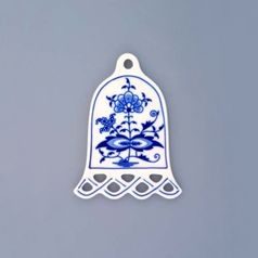 Vánoční ozdoba - zvonek 10 cm, Cibulák, originální z Dubí