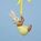 Hanging Easter bunnies figures (6,5-7,5 cm), stoneware, Goebel