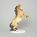 Brown Horse 20 x 9 x 30,5 cm, Pastel, Animal Porcelain Figures Duchcov