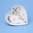 Miska srdce 16 x 15,5 cm Fantazie, různé dekory, Český porcelaán a.s.