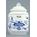 Jar for food storage with a sign 1,10 l, 17 cm, Original Blue Onion Pattern