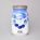 Dose for foodstuffs 1 l, Thun 1794 Carlsbad porcelain, BLUE CHERRY