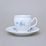 BERNADOTTE Gentiana: Cup + saucer 220 ml / 16 cm, Thun 1794, Carlsbad porcelain