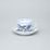 Cup + saucer A/1 + A/1, 120 ml / 13 cm, Original Blue Onion pattern + gold
