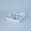 Salad dish square 21 cm, Original Blue Onion Pattern