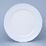 Plate dining 26 cm, White with blue line, Cesky porcelan a.s.