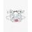 Mouses in love 22 x 41 mm, PRECIOSA crystal gifts and decorations