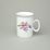 Hrnek Brita 240 ml, Thun 1794, karlovarský porcelán, míšeňská růže