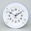 Clock wall 25 cm, cesky porcelan a.s., Goose