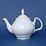 Tea pot 1,2 l, Thun 1794 Carlsbad porcelain, BERNADOTTE white