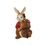 Rabbit figurine Happy Bassist 4.5 / 4 / 8cm, stoneware, Goebel