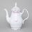 Golden line: Coffee pot 1,2 l, Thun 1794 Carlsbad porcelain, BERNADOTTE roses