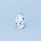 Egg Hen 7,1 cm, Original Blue Onion Pattern