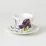 Iris: Cup 420 ml and saucer breakfast, English Fine Bone China, Roy Kirkham