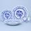 Plate set for 6 pers. Big Hami Blue Onion Pattern, Original Blue Onion Pattern