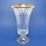 Astra Gold: Vase 40 cm on stand, crystal, Antique Golden Black decor