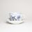 Cup and saucer B plus B 0,21 l / 14 cm for coffee, Original Blue Onion + gold Pattern