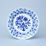 Plate deep 24 cm, Original Blue Onion Pattern
