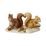 Figurine Squirrels on a Food Hunt, 7,5 / 4 / 4 cm, stoneware, Goebel