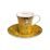 Cup and saucer Gustav Klimt - Adele Bloch-Bauer, 0,1 l / 12 cm, Fine Bone China, Goebel
