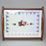 Cooking mat in wooden frame 39 x 29 cm, Cecily roses, Carlsbad porcelain