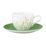 Liberty green grass: Cup coffee 260 ml + saucer 16,5 cm, Seltmann porcelain