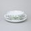 Cup and saucer soup 250 ml / 17,5 cm, Green Onion Pattern, Cesky porcelan a.s.