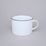 Breakfast / milk / tea cup 360 ml, ELLA black line, Thun 1794 Carlsbad Porcelain