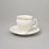 Šálek a podšálek kávový 150 ml / 14 cm, Thun 1794, karlovarský porcelán, BERNADOTTE ivory + zlato