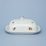 Butter dish for 250 g butter, Házenka ivory w/blue line, Český porcelán a.s.