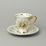 Cup coffee 170 ml + saucer 16 cm, The Three Graces + gold, Royal Czech porcelain