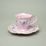 Cup 100 ml + saucer 14 cm, Adélka, decor Forget-me-not, Rose China Chodov