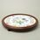 Cooking mat in wooden frame 33,5 cm, COLOURED ONION PATTERN