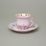 Cup 120 ml and saucer 14 cm coffee, Lenka 247p, Rose China Chodov